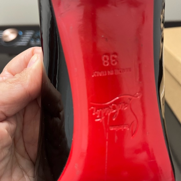 Christian Louboutin Black Patent Heels - Picture 5 of 8